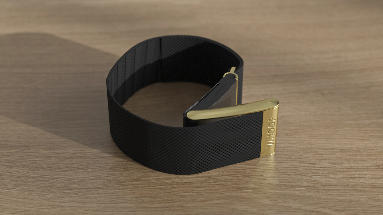 3D model Health Tracker Whoop 4 Black Rigged