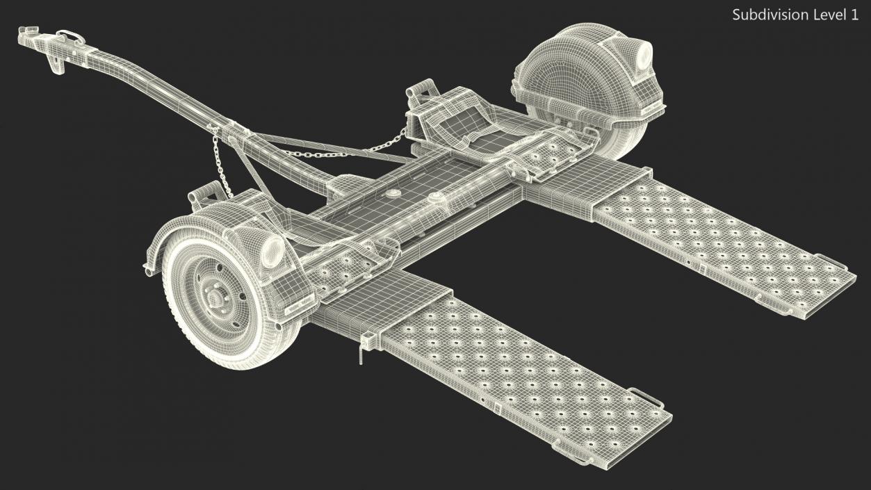 3D Dirt U-Haul Axle Tow Dolly