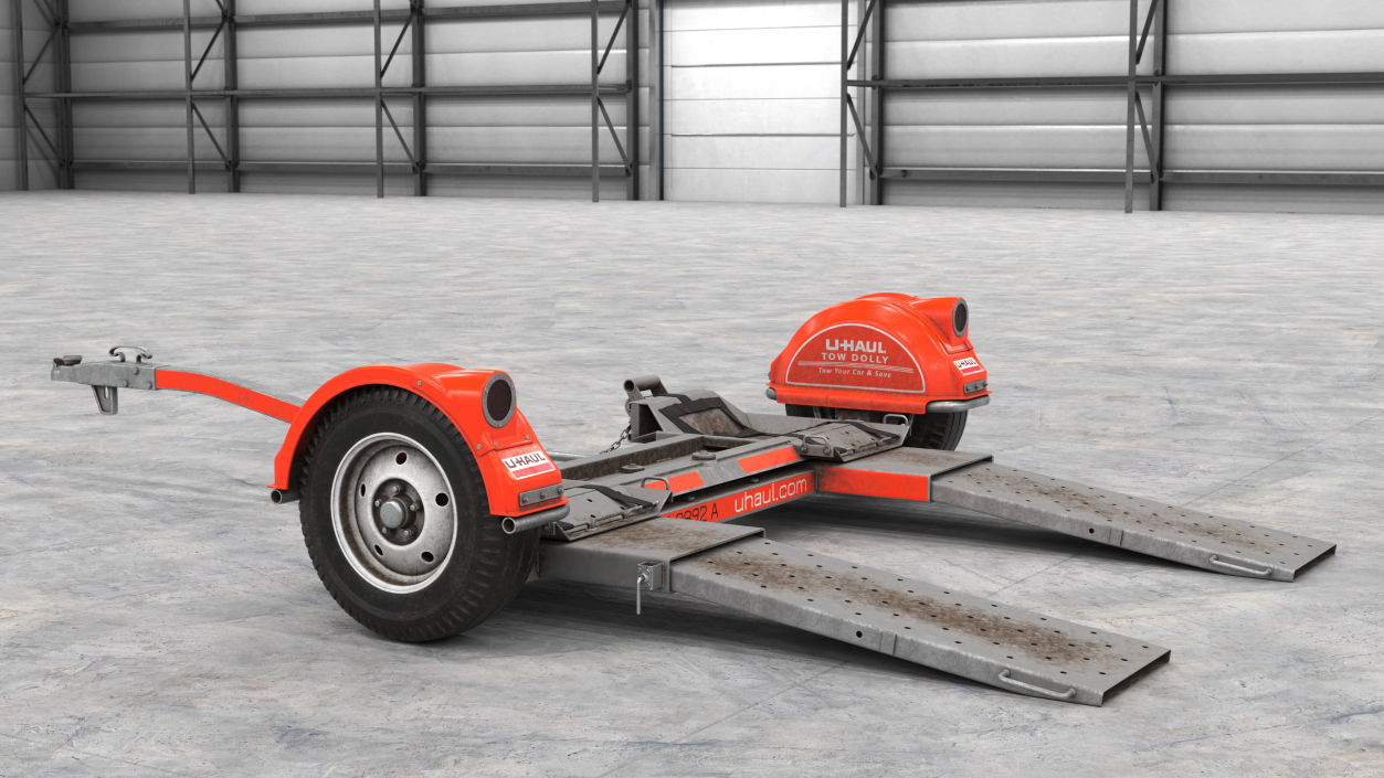 3D Dirt U-Haul Axle Tow Dolly