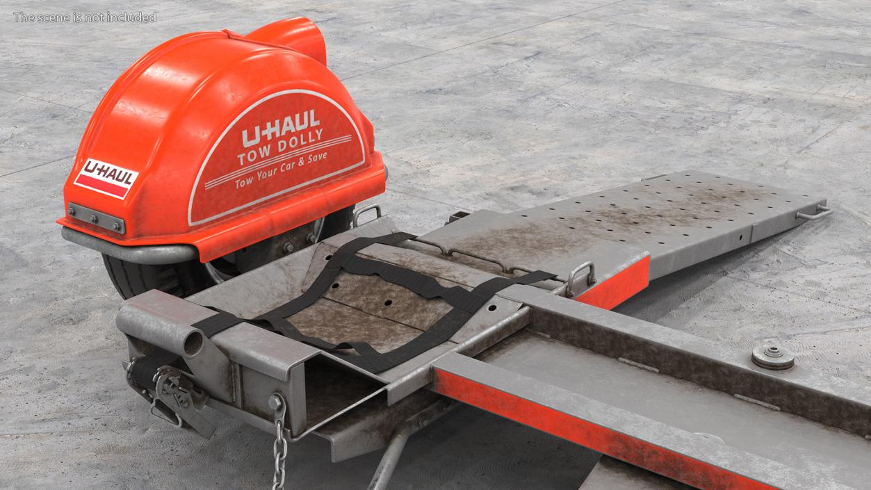 3D Dirt U-Haul Axle Tow Dolly