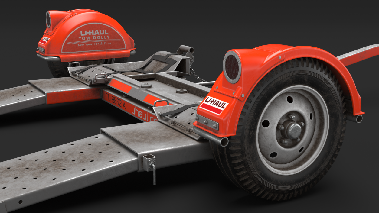 3D Dirt U-Haul Axle Tow Dolly