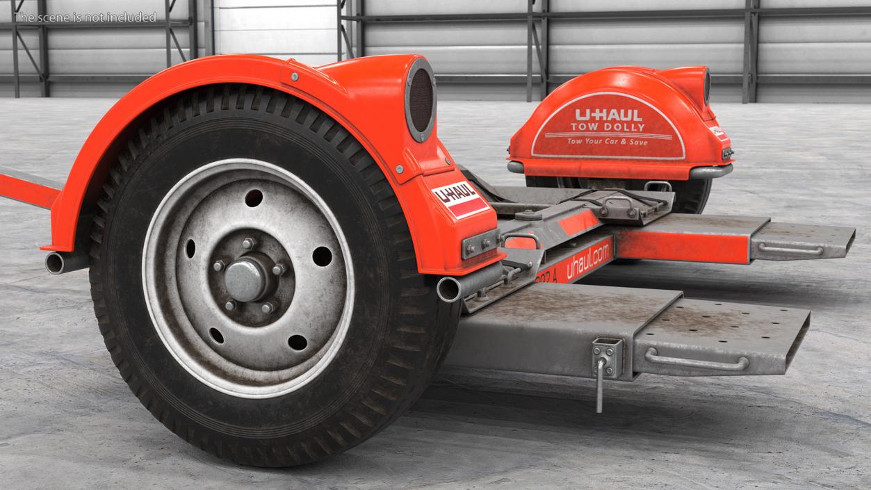 3D Dirt U-Haul Axle Tow Dolly