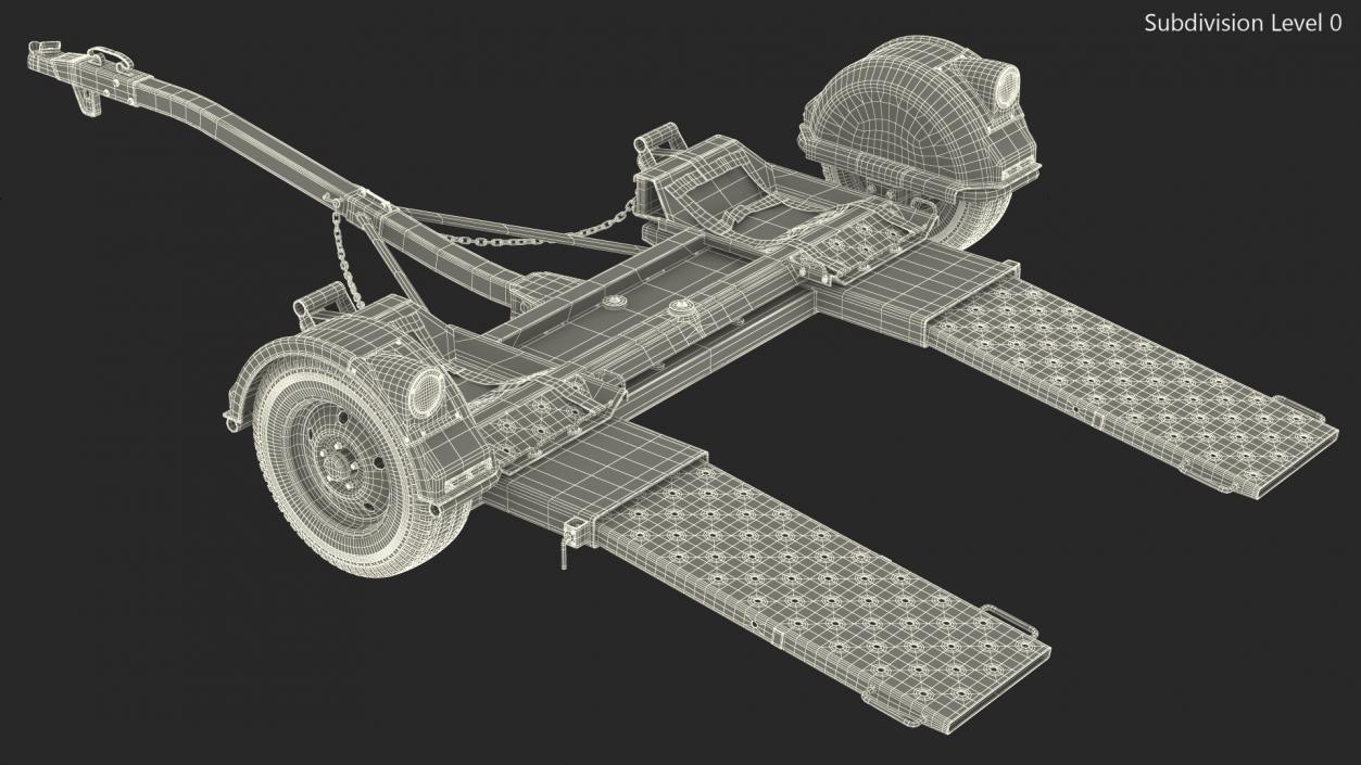 3D Dirt U-Haul Axle Tow Dolly