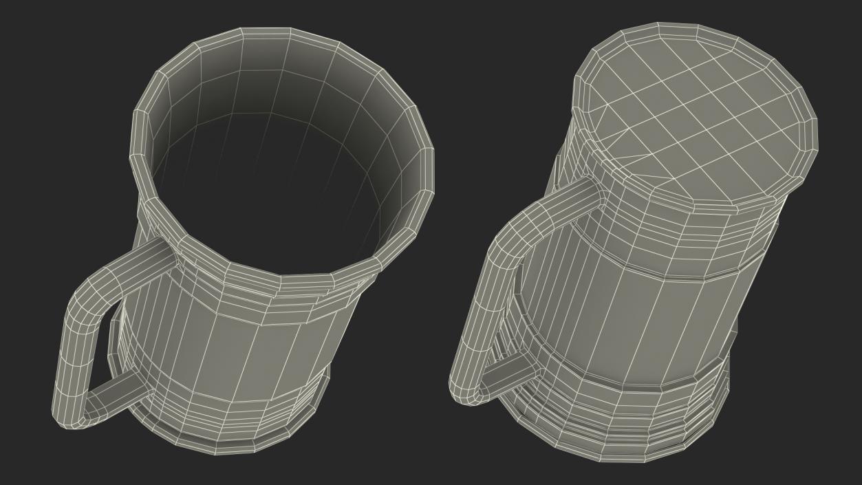 3D model Reusable Plastic Beer Mug