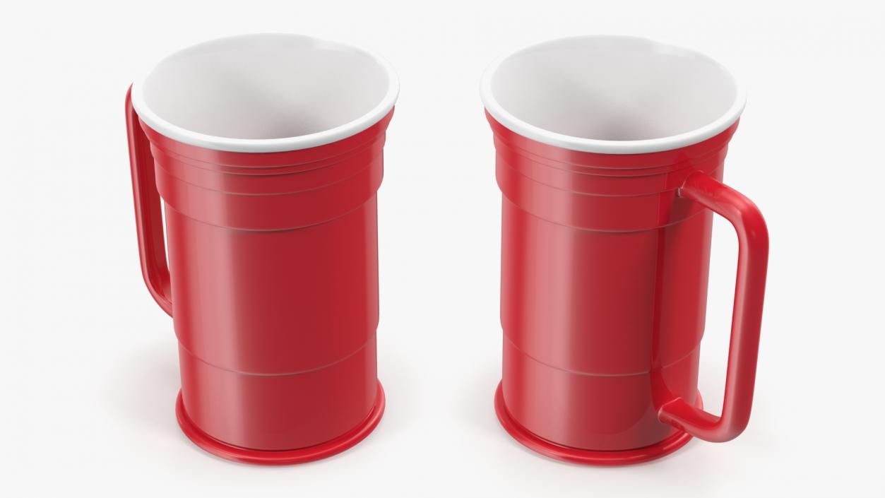 3D model Reusable Plastic Beer Mug