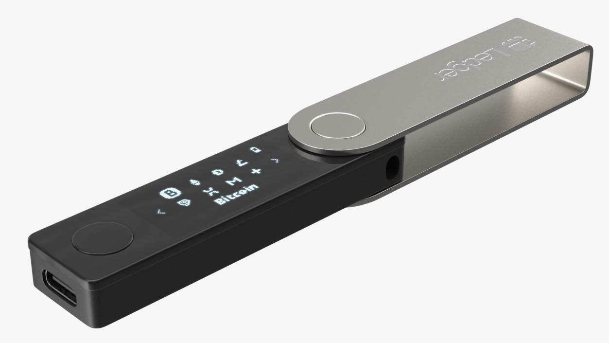 Ledger Crypto Wallet Nano-X 3D