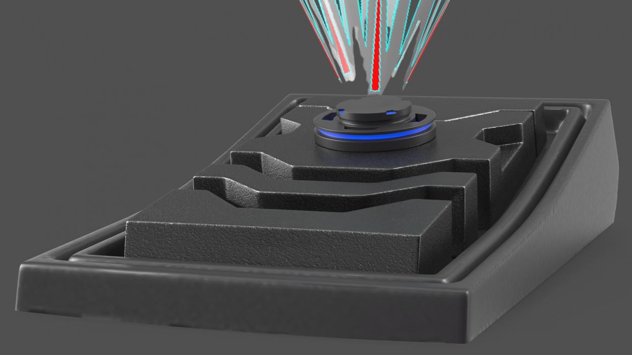 3D model Sci Fi Hologram Projector