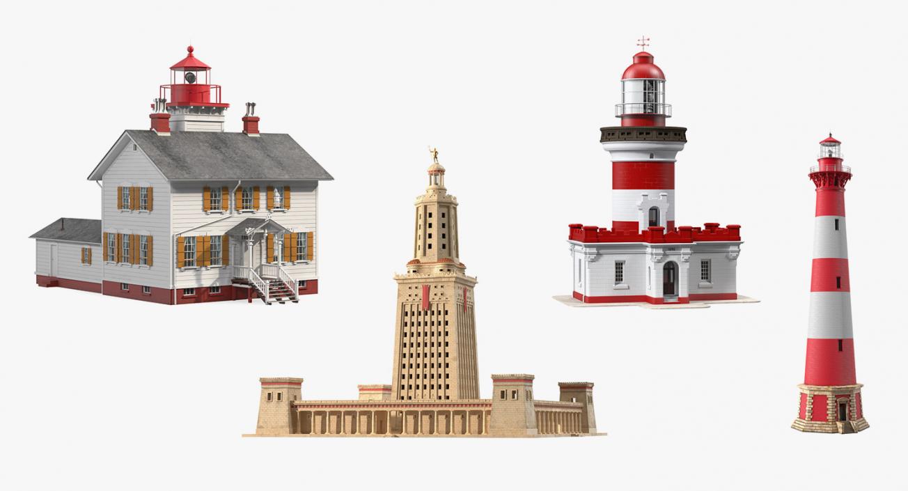 Lighthouses Collection 2 3D model