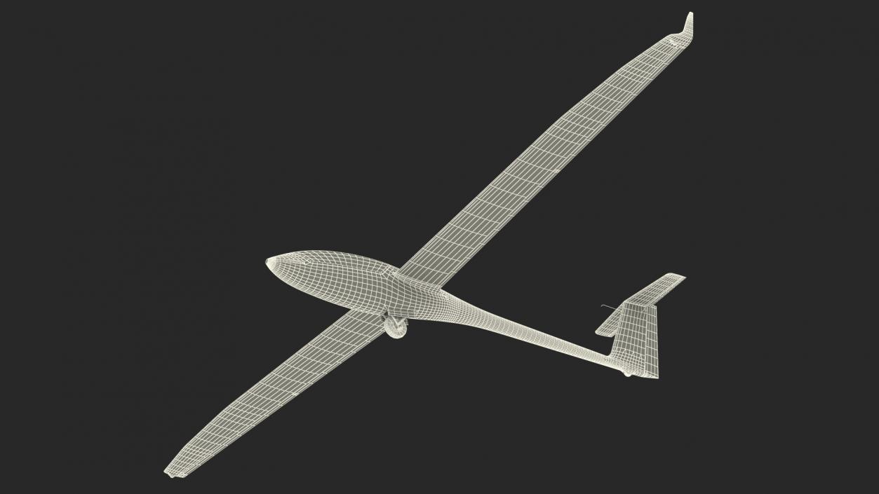 Electric Glider Rigged 3D