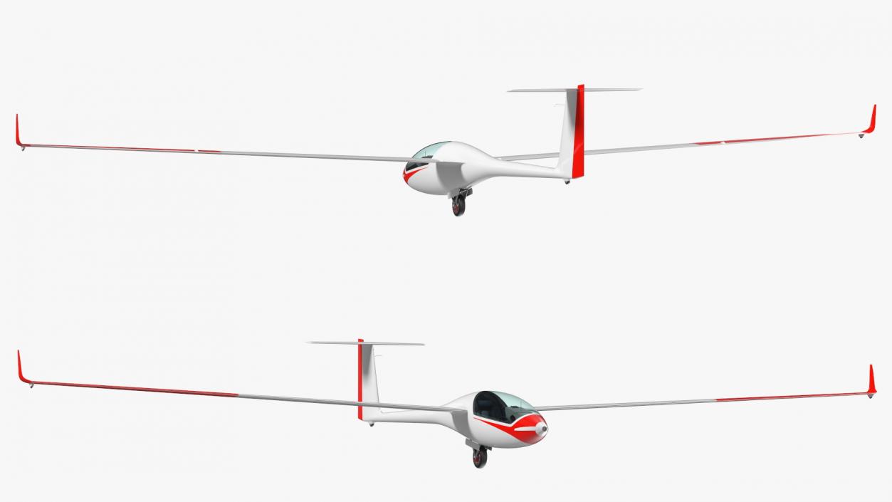 Electric Glider Rigged 3D