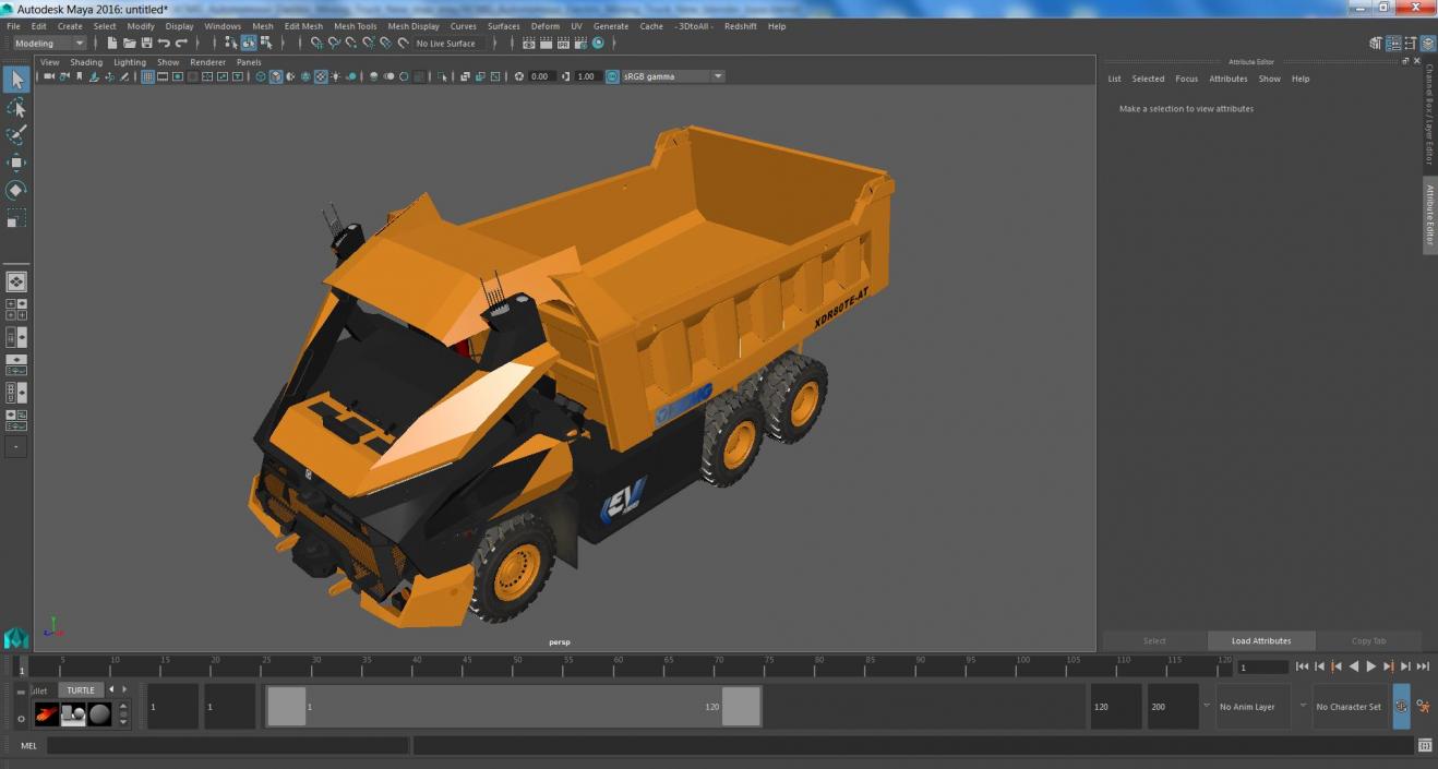 3D XCMG Autonomous Electric Mining Truck New