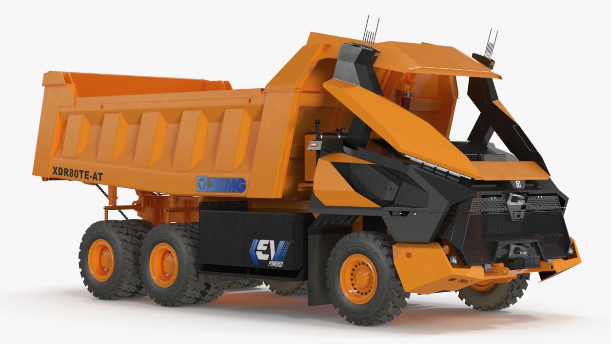 3D XCMG Autonomous Electric Mining Truck New