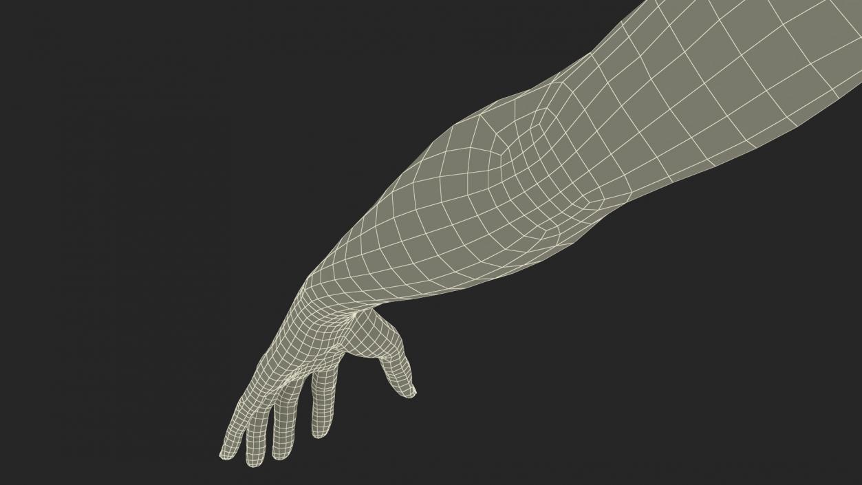 Athletic Male Arm 2 3D model