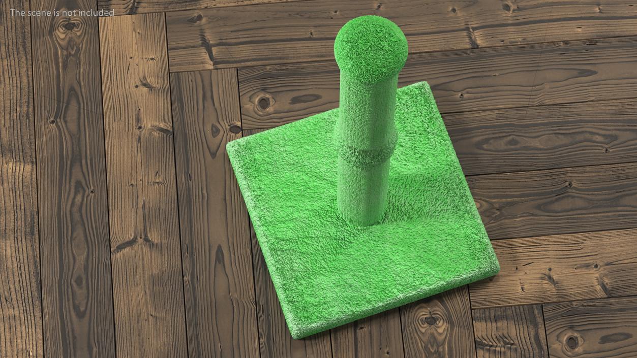 3D model Cat Scratching Post Green