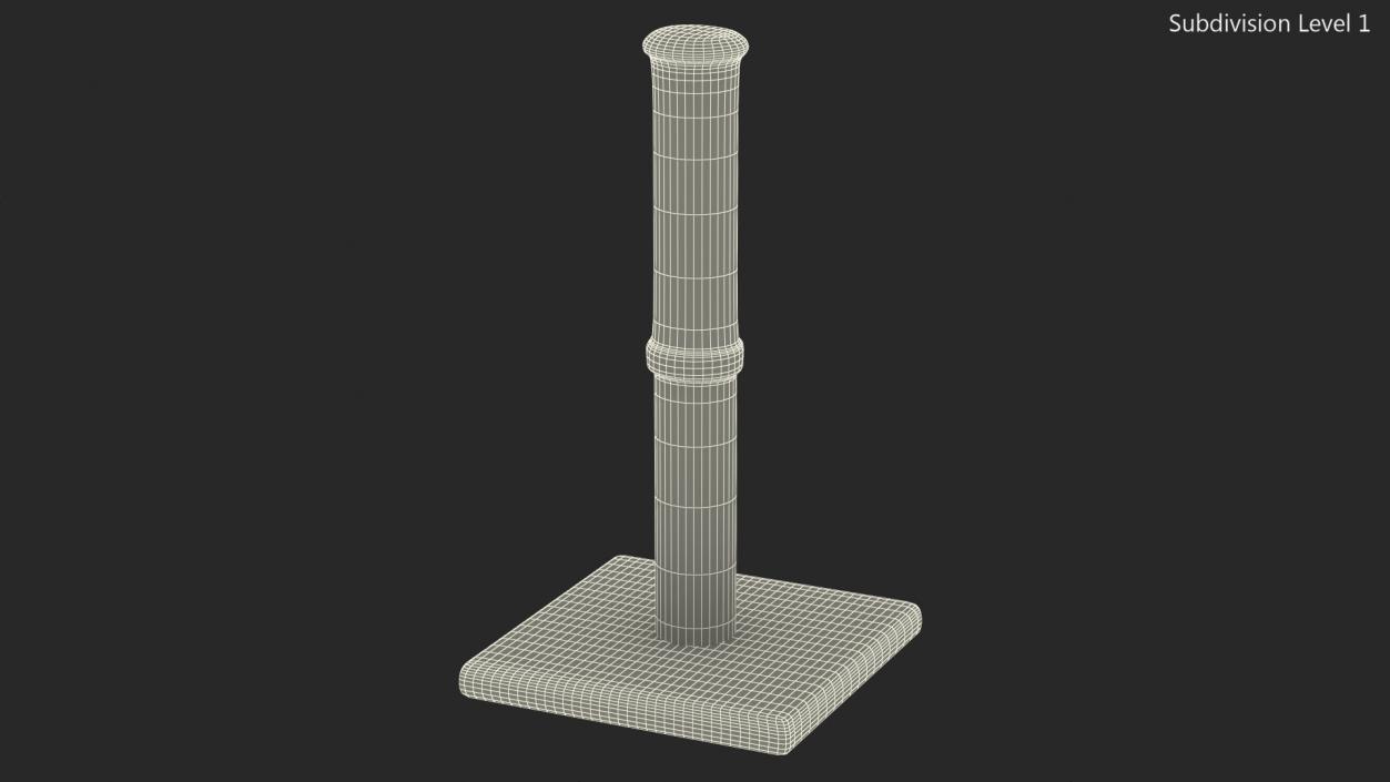 3D model Cat Scratching Post Green