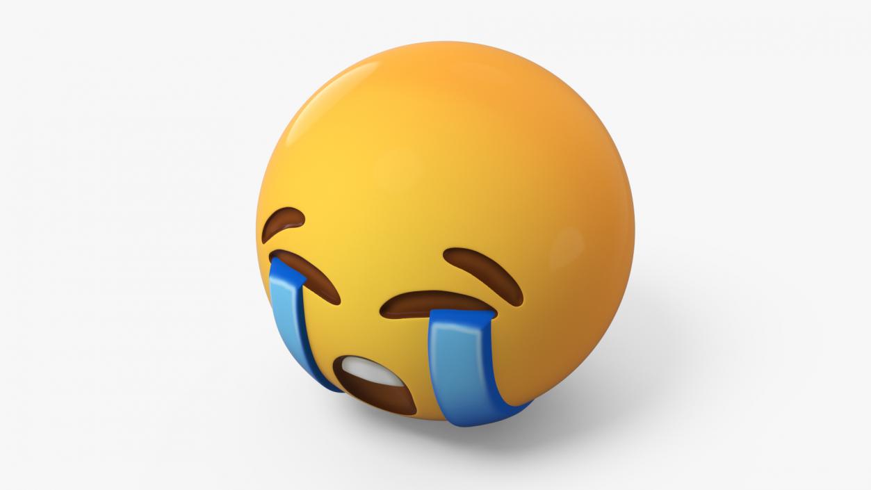 3D Emoji Loudly Crying Face 2