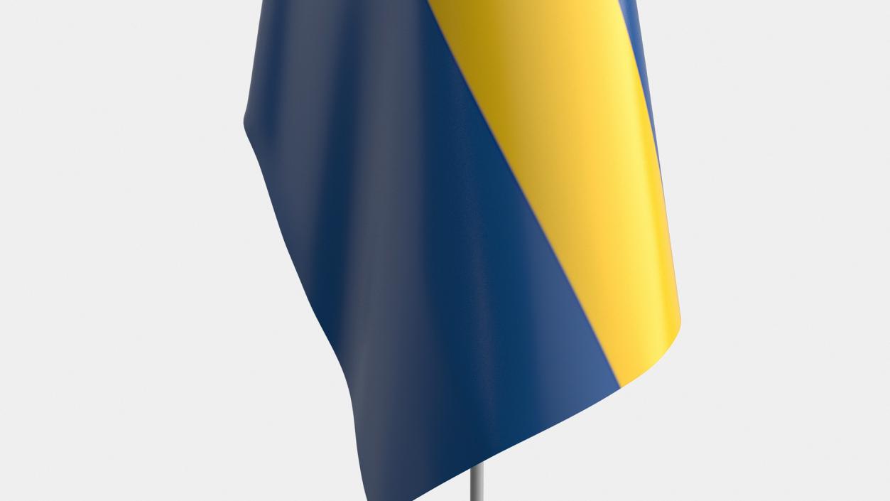 European National Flags Set 3D