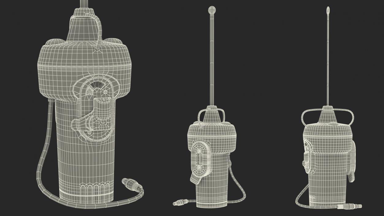 Ocean Signal Float Free E101V EPIRB with VDR 3D model