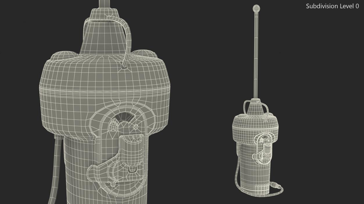 Ocean Signal Float Free E101V EPIRB with VDR 3D model