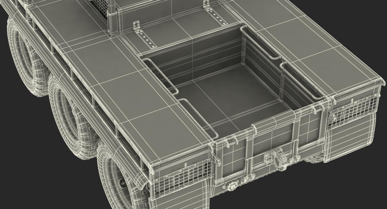 3D ATMP High Mobility Vehicle Desert model