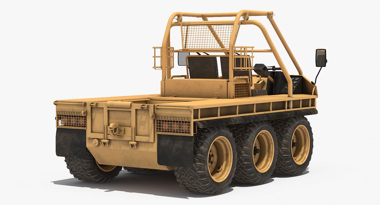 3D ATMP High Mobility Vehicle Desert model