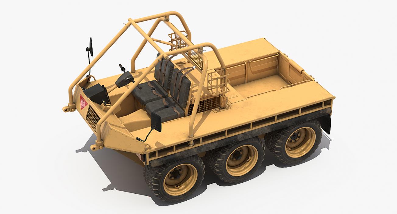 3D ATMP High Mobility Vehicle Desert model