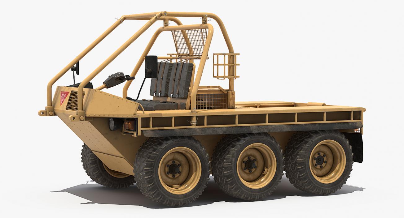 3D ATMP High Mobility Vehicle Desert model