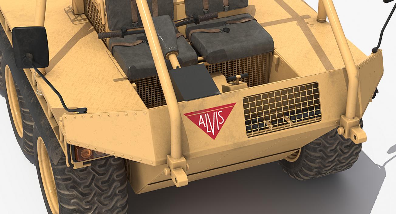 3D ATMP High Mobility Vehicle Desert model