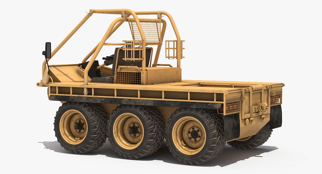 3D ATMP High Mobility Vehicle Desert model