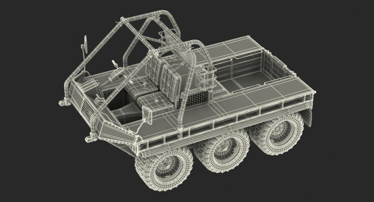 3D ATMP High Mobility Vehicle Desert model