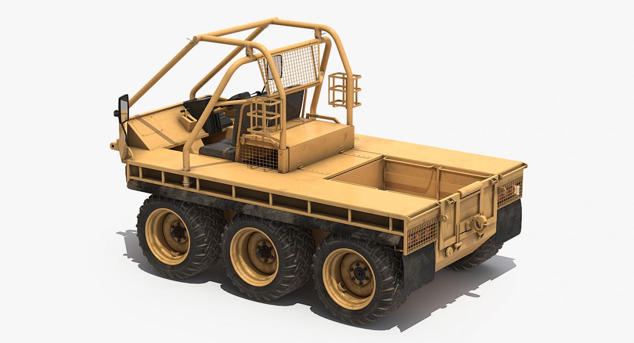 3D ATMP High Mobility Vehicle Desert model