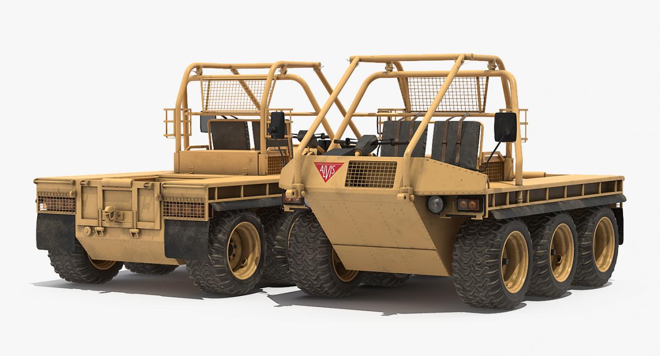 3D ATMP High Mobility Vehicle Desert model