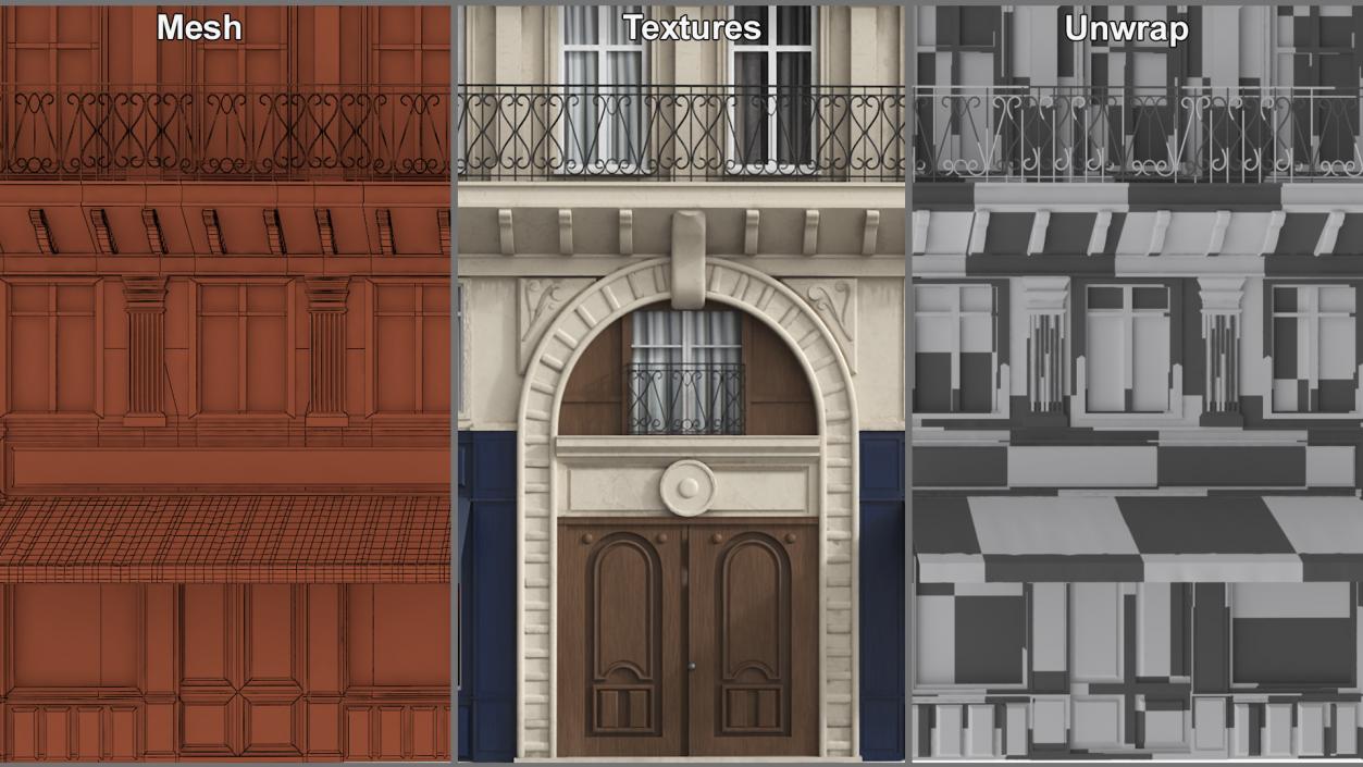 Parisian Tenement 2 3D model