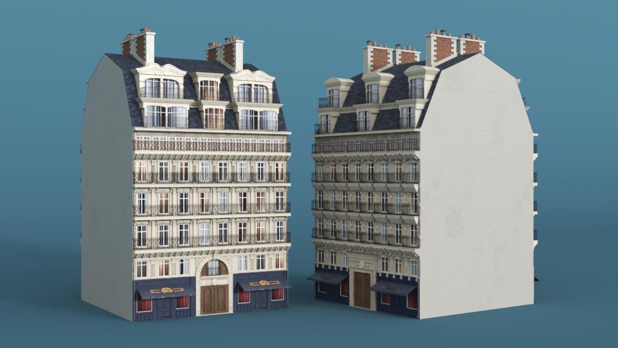 Parisian Tenement 2 3D model