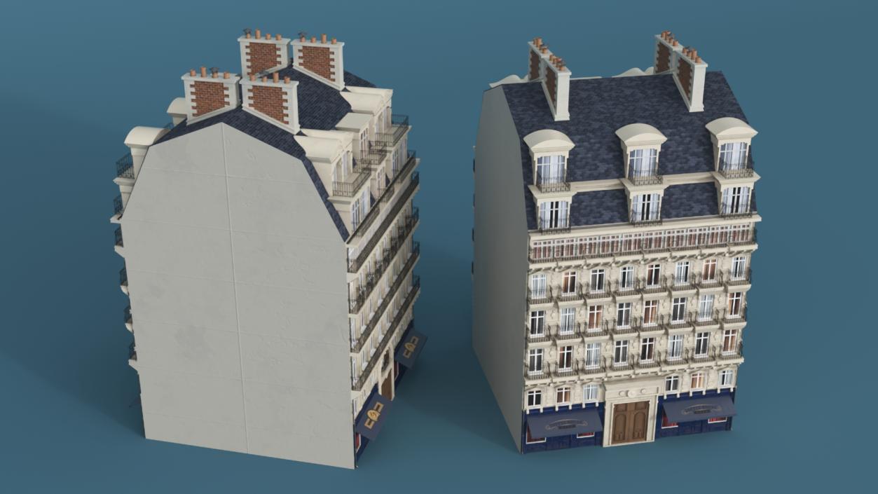 Parisian Tenement 2 3D model