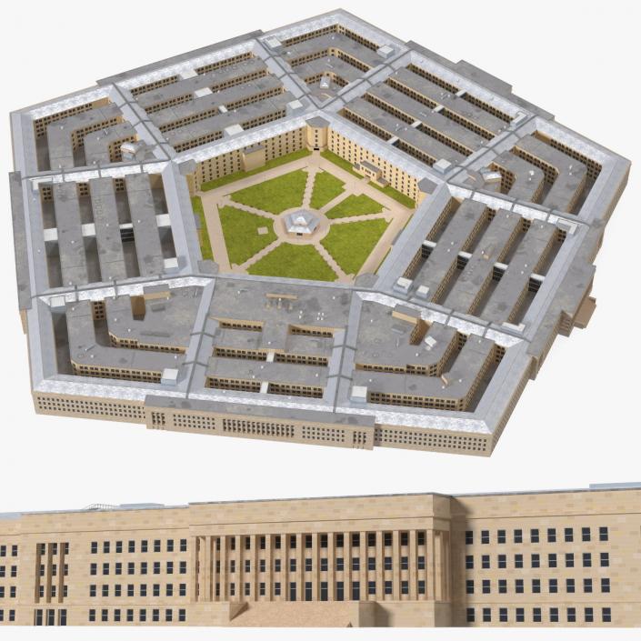 3D The Pentagon Building