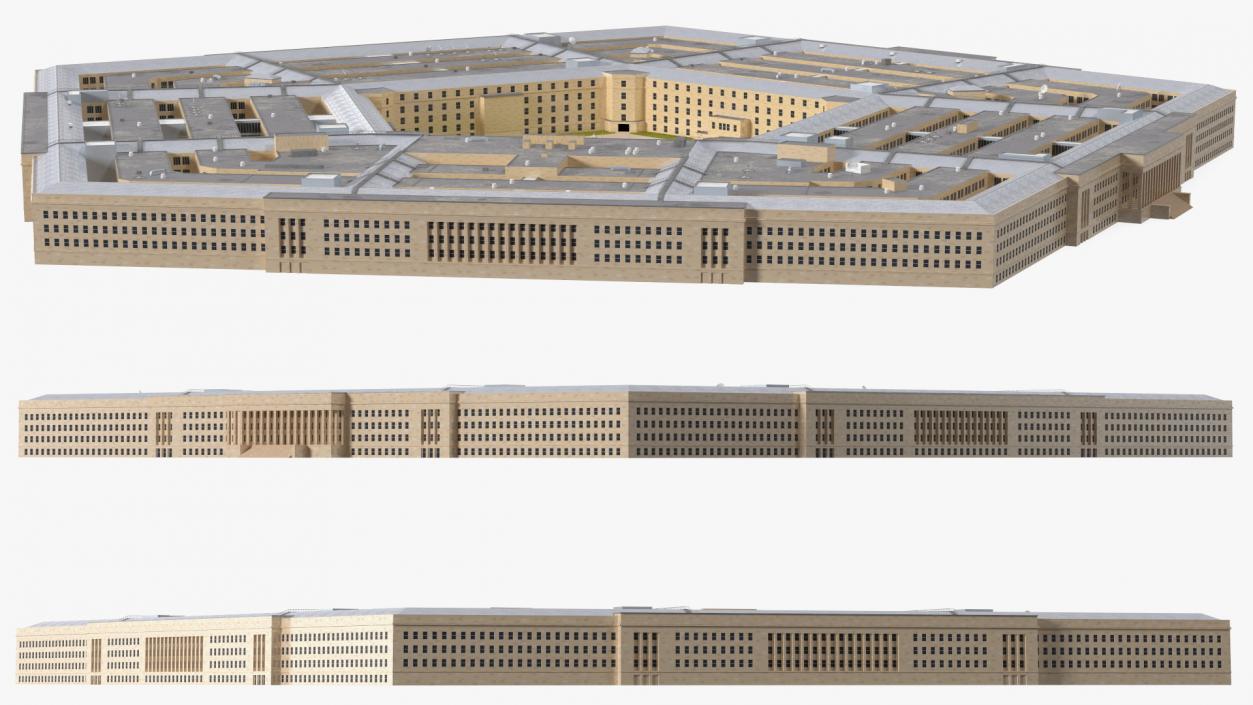 3D The Pentagon Building