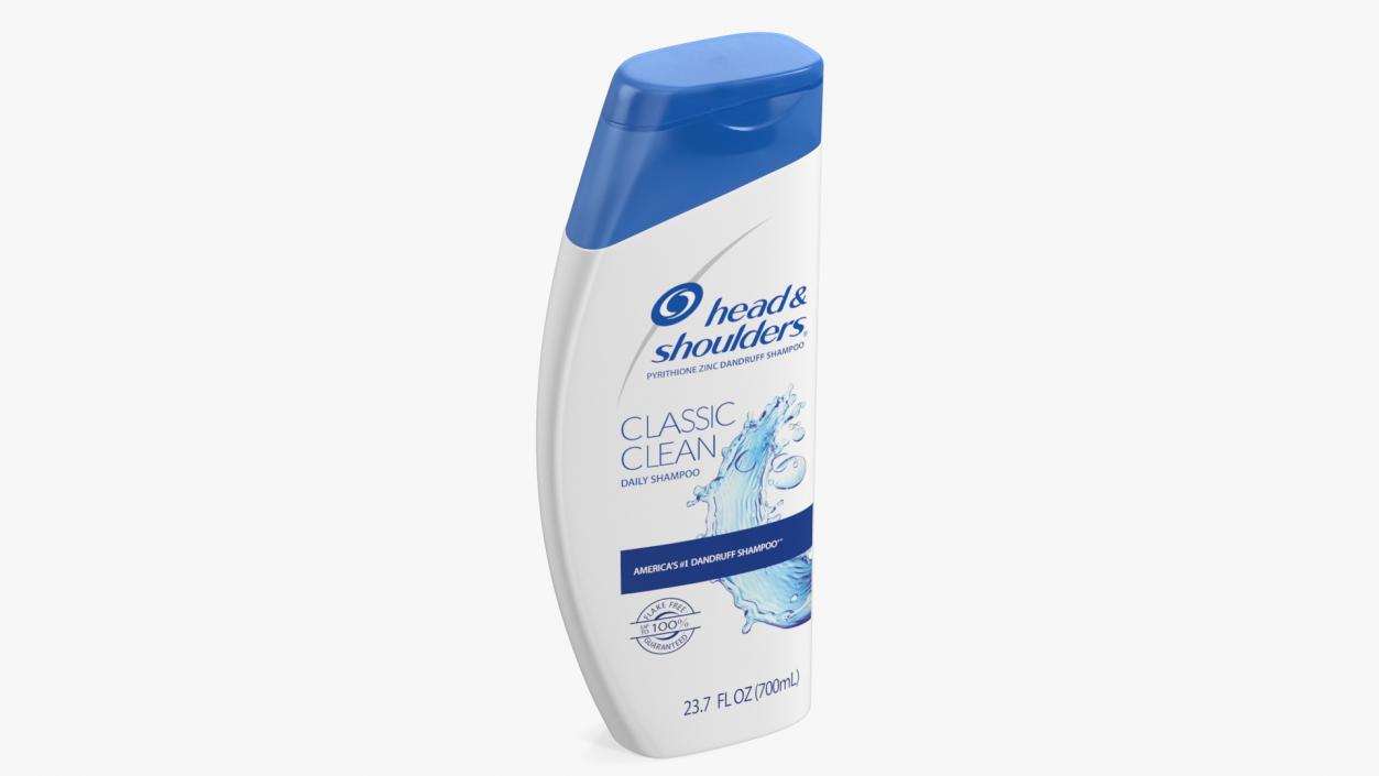 Head and Shoulders Classic Clean Shampoo Bottle 3D