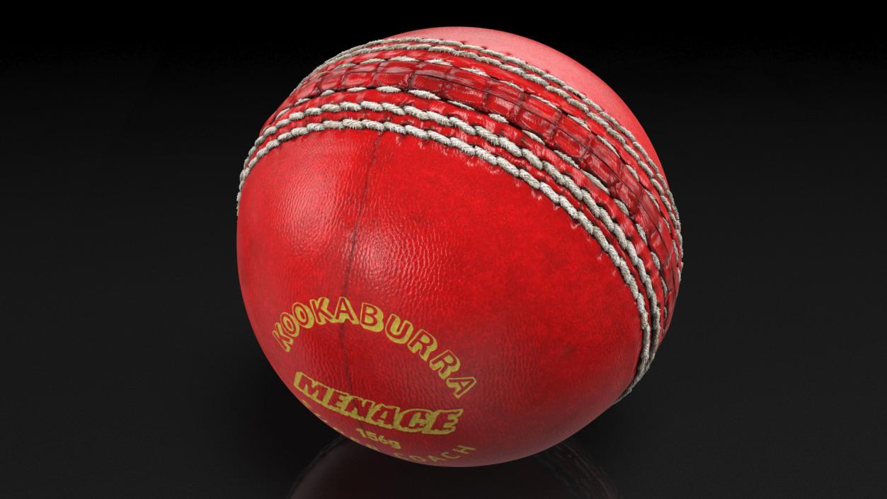 Cricket Ball Kookaburra Menace Fur 3D model