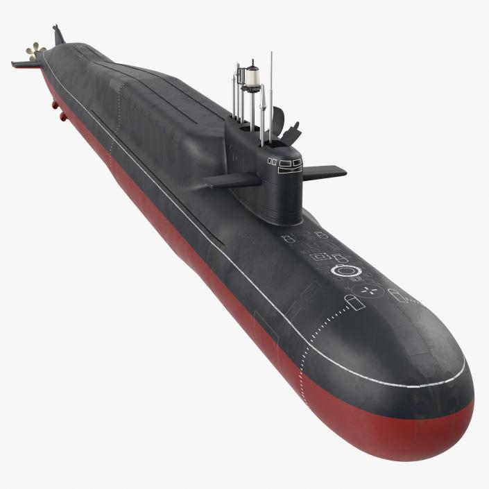 3D model Russian Nuclear Strategic Submarine Delta IV Class