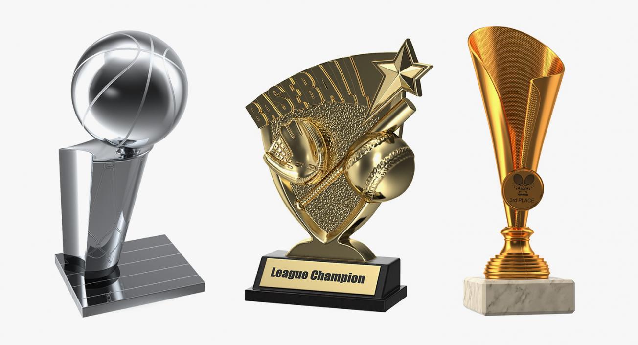 3D Sports Trophies Collection