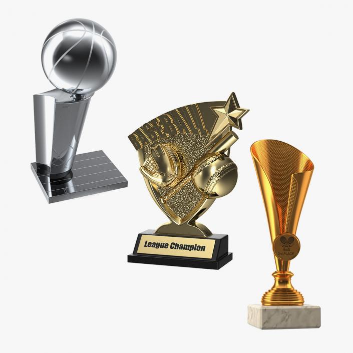 3D Sports Trophies Collection