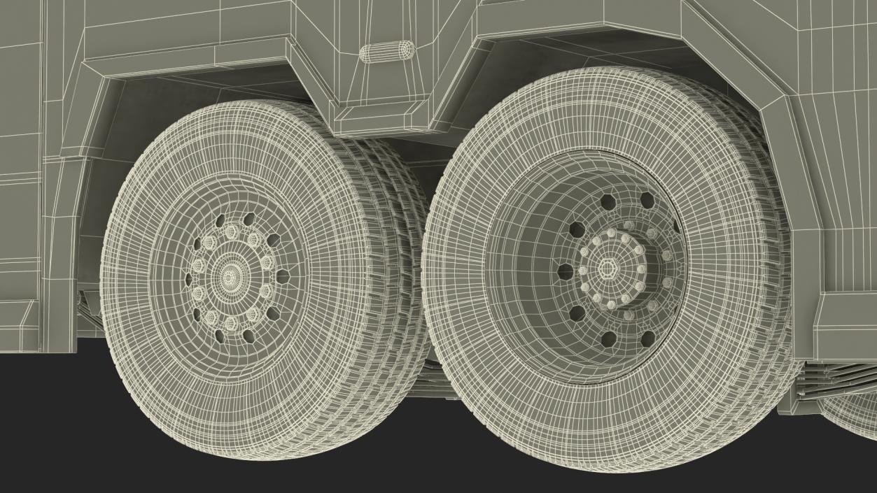 3D model Charter Bus Rigged 2