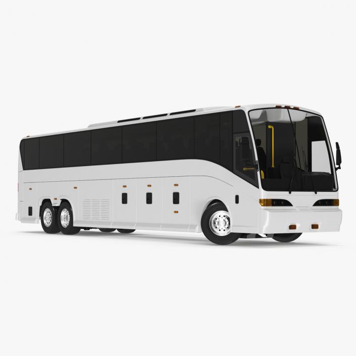 3D model Charter Bus Rigged 2