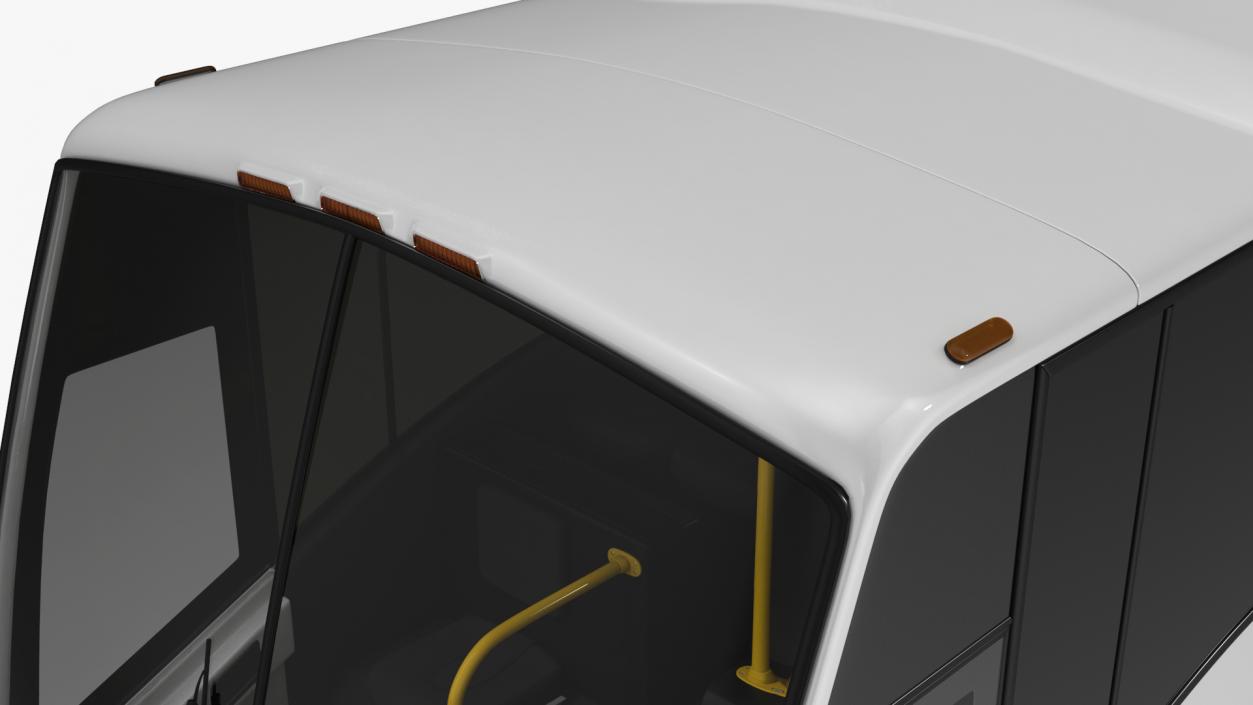 3D model Charter Bus Rigged 2