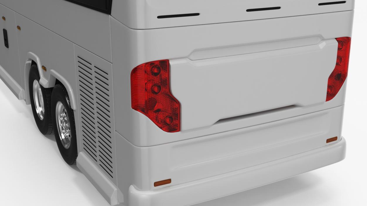 3D model Charter Bus Rigged 2