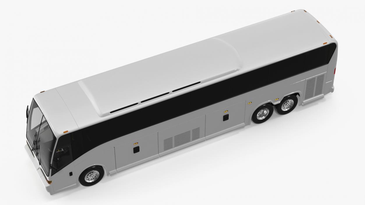 3D model Charter Bus Rigged 2