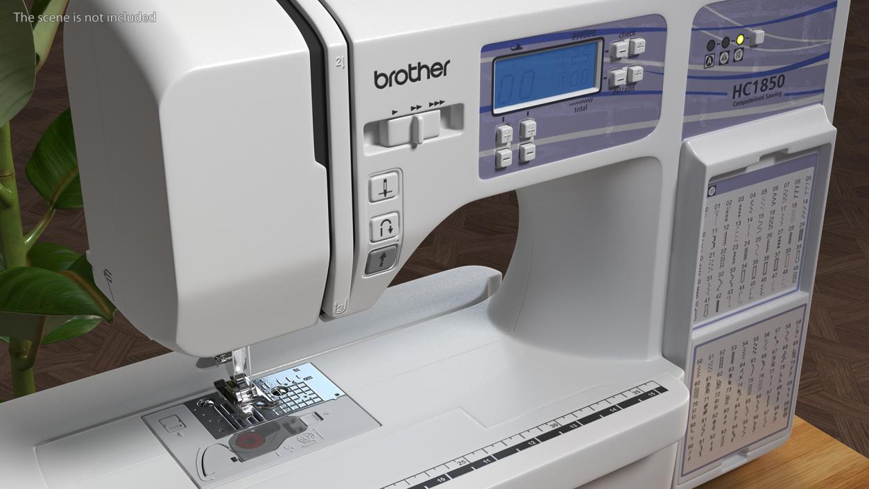 Sewing Machine Brother HC1850 3D model