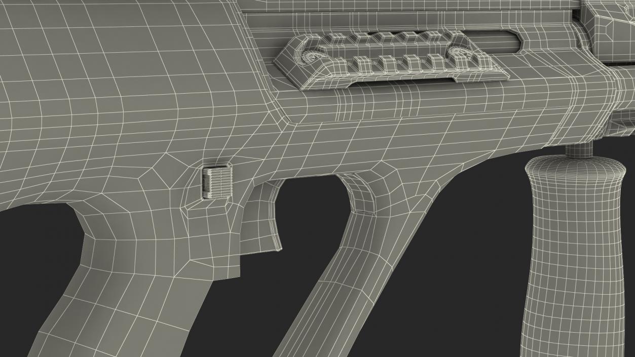 3D Bullpup Steyr AUG with Thermal Scope Trijicon M300W