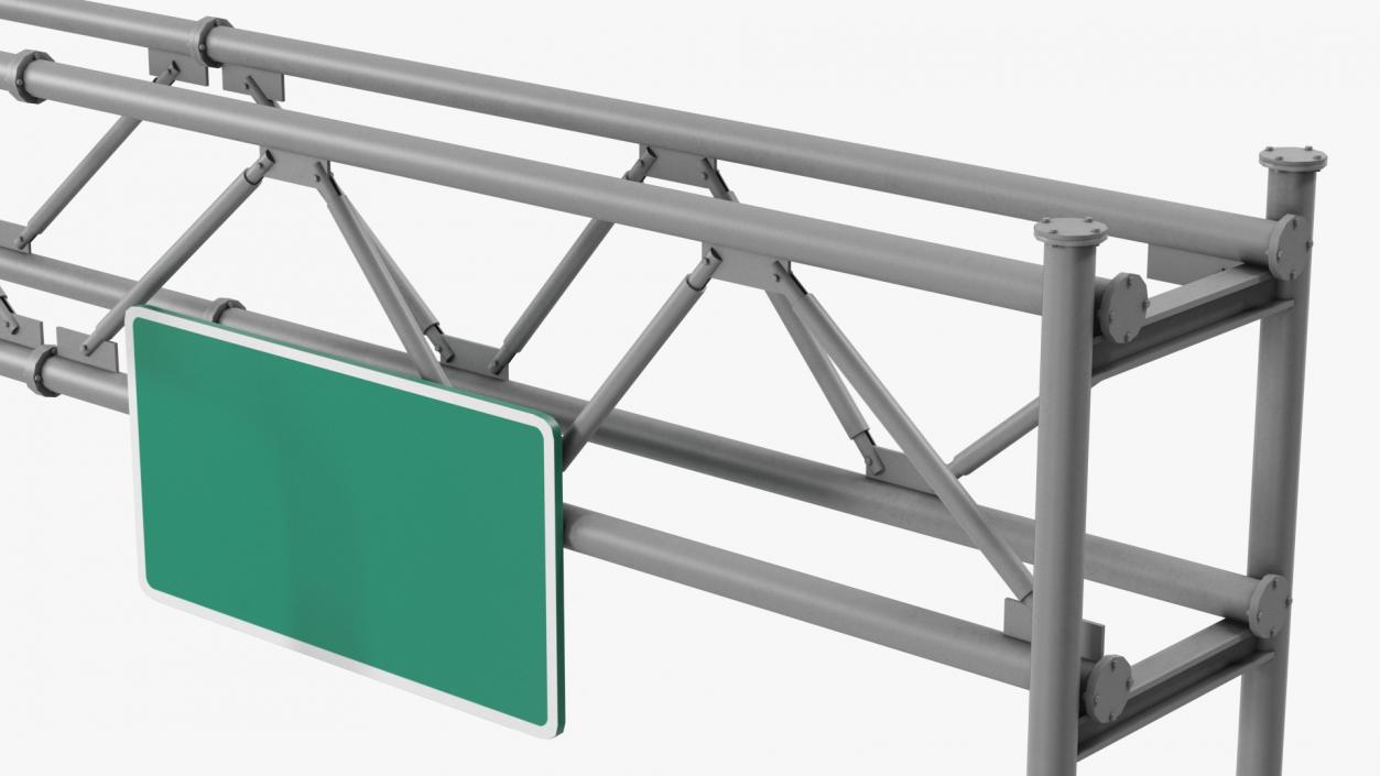 3D Highway Road Signs and Attributes model